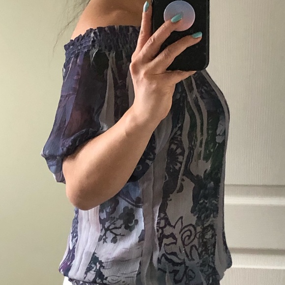 ✨3 for $40✨Vintage Guess short sleeve see-through - Picture 3 of 8